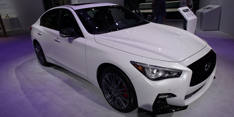 2022 Infiniti Q50 at the New York Auto Show