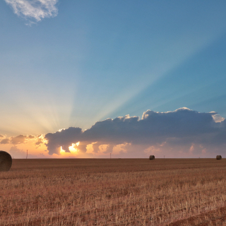 Sunset on the West Texas plains.