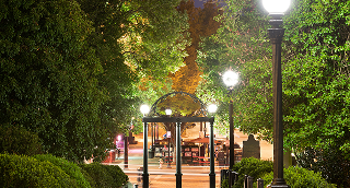 Historic arch in Athens – cheap car insurance in Georgia.