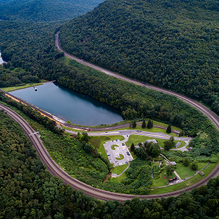 Horseshoe Curve, Altoona, PA – cheap car insurance in Pennsylvania.