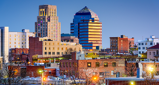 Durham, North Carolina, USA downtown skyline – cheap car insurance in North Carolina.
