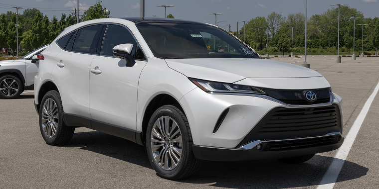 Toyota Venza Limited display at a dealership – Best cheap car insurance for a Toyota. 