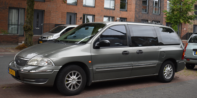 Hilversum, the Netherlands - June 14, 2024: a 2004 Ford Windstar minivan – Ford, cheap car insurance.
