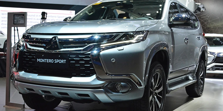 Mitsubishi Montero Sport SUV at Philippine International Motor Show on October 27, 2018 in Manila, Philippines. Cheap car insurance.