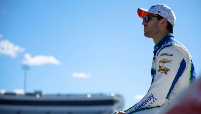 NASCAR Cup Series driver, Daniel Suarez gets ready to practice for the Cook Out 400 in Martinsville, VA, USA.
